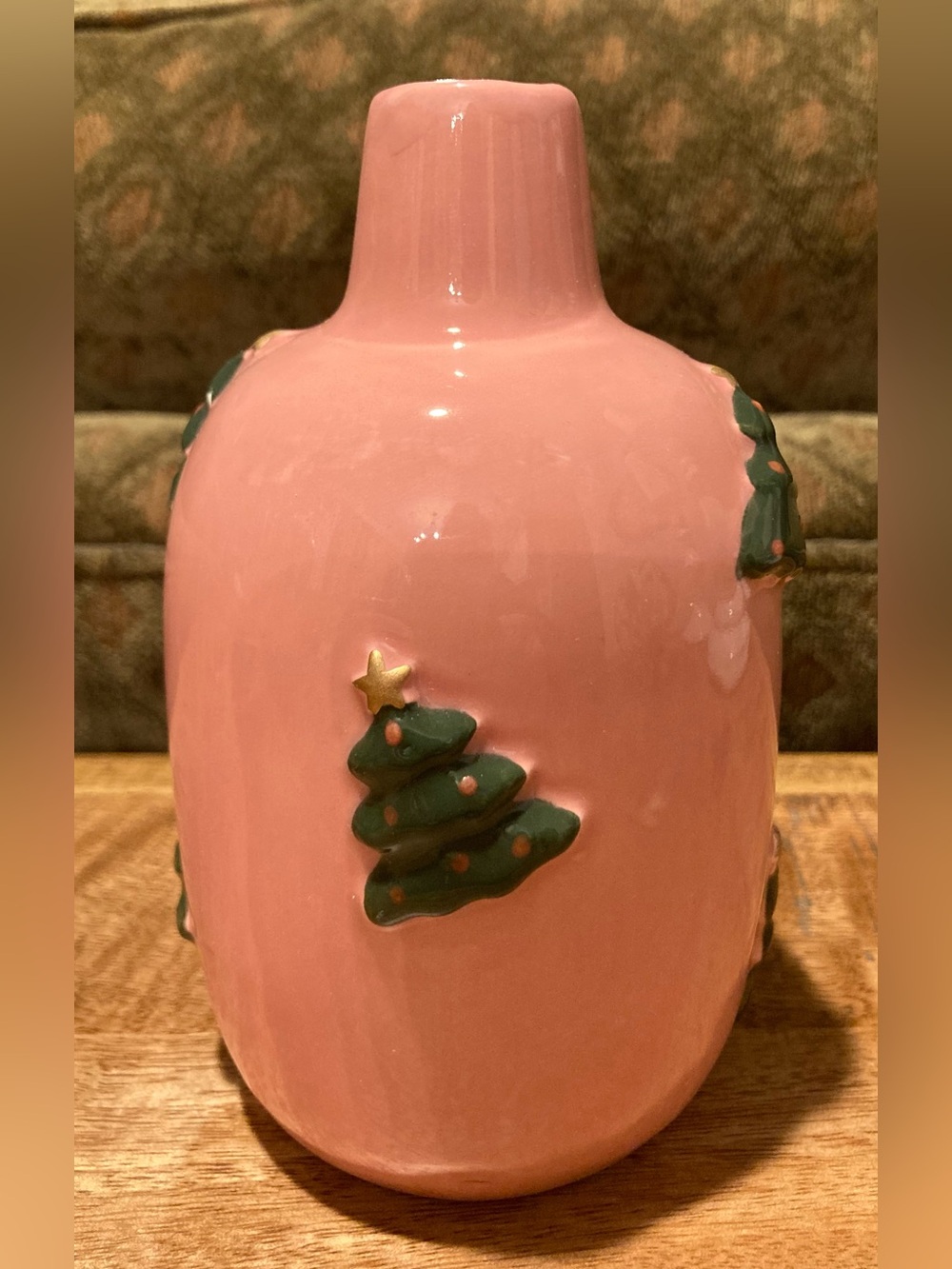 Mud Pie Ceramic Christmas Tree Vase